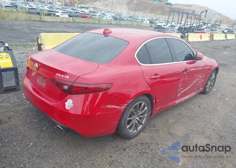 2018 Alfa Romeo Giulia Rwd from USA, damaged, VIN ZARFAEBN6J7580088